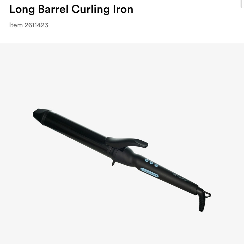bio ionic curling iron size 1.5